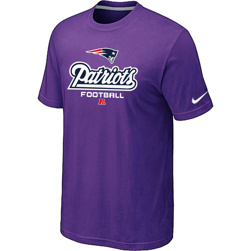 Nike New England Patriots Critical Victory NFL T-Shirt - Purple